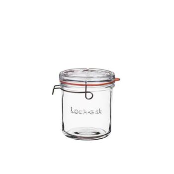 Luigi Bormioli Lock Eat Syltburk med patentlock Dia 12 x 13,7 cm 75 cl Klar