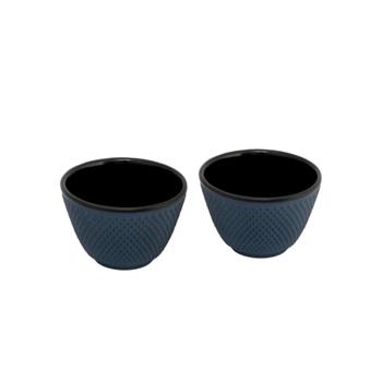 Bredemeijer Xilin Mugg Dia 7,5 x 5,5 cm 10 cl 2 st Blå