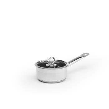 Kastrull 1L, inkl glas lock, Belagd, non stick / rfr