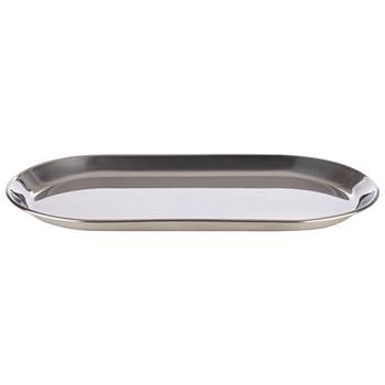 Kaffehaus Rostfri Serveringsbricka, oval, x1,5cm