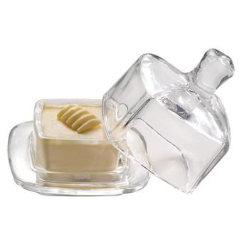 Smörfat i glas, Fyrkantig