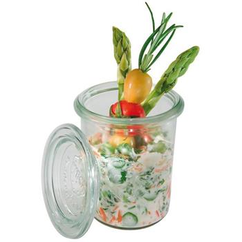 Weck-Burk med lock 16cl, 12st