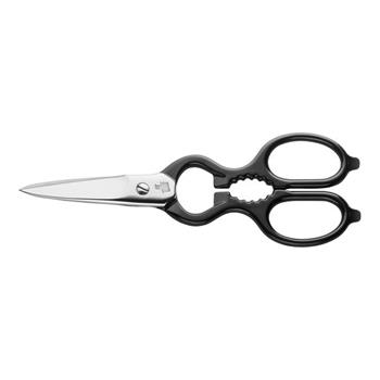 Universalsax - FRIODUR®stål, RF, svart handtag 20 cm