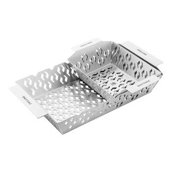 Grillkorgset, 2-st | silver