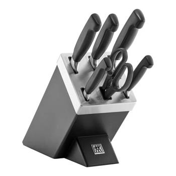 Knivset med självslipande block 7 delar.