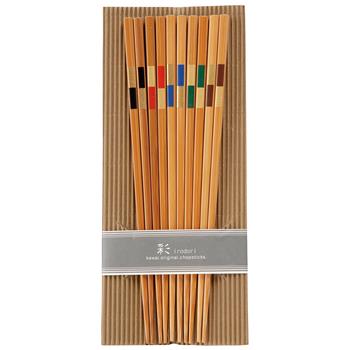 Kawai Ätpinnar Irodori Modern Ichimatsu 5P