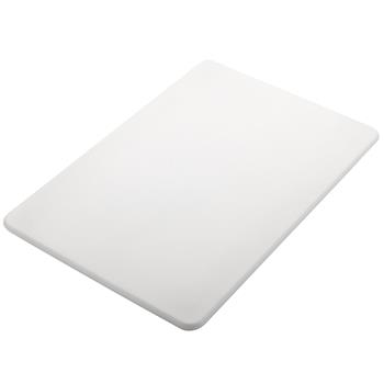 Skärbräda i polypropenplast, 51x38x1,25cm, Vit
