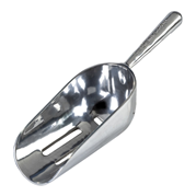 Drain scoop, isskopa med perforering