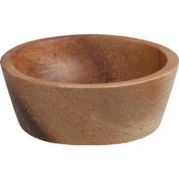 Konisk skål, acacia, 7cm