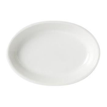 Oval tallrik, djup, 16x11,5x2,5cm, 12st/fp