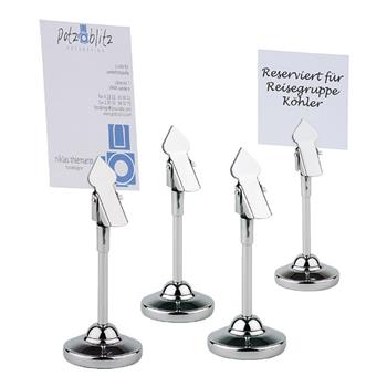 Bordspratare, 4st, rostfritt stål, D:4cm, höjd:10cm