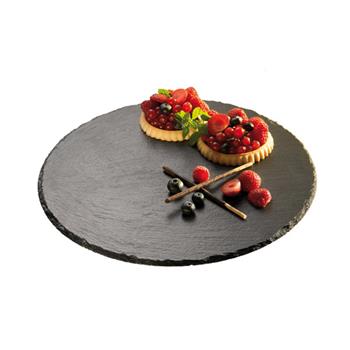 Tårtfat i skiffer, 32cm