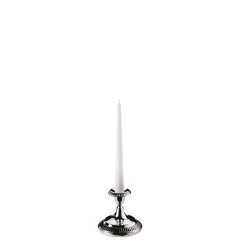 Ljusstake, 1 ljus, 10 cm, Silverplätterad
