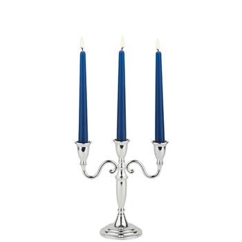Ljusstake Classic, 3 ljus, 22,5 cm, Silverplätterad