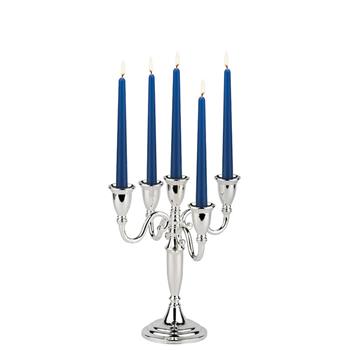 Ljusstake Classic, 5 ljus, 24 cm, Silverplätterad