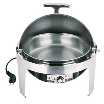 Elite Rolltop Chafing dish, elektrisk, rund, 6,8 liter,