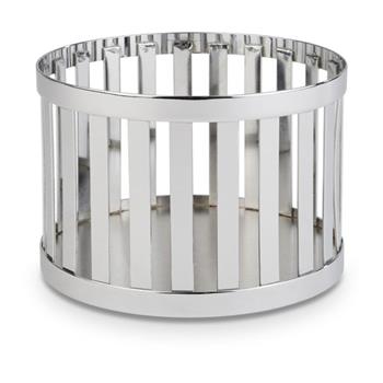 Korg / Ställ, D: 15 cm, Höjd 10,5 cm, Kromad