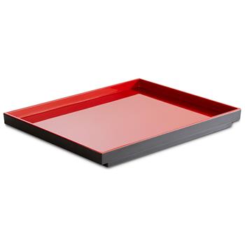Asia Plus Bento Fat, Röd/Svart, GN 1/2
