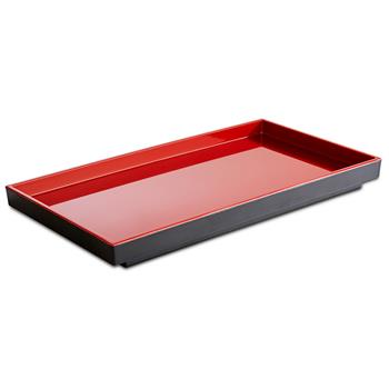 Asia Plus Bento Fat, Röd/Svart, GN 1/3