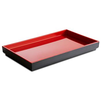 Asia Plus Bento Fat, Röd/Svart, GN 1/4