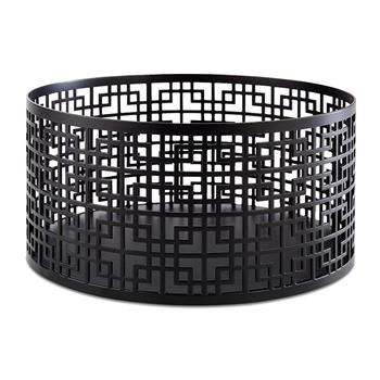 Asia Plus Buffetställ, D:21 cm, H10,5 cm, Svartlackerad