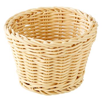 Brödkorg, cm, D:13 cm, H10 cm, Rund, ljusbeige