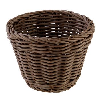 Brödkorg, cm, D:13 cm, H10 cm, Rund, Brun