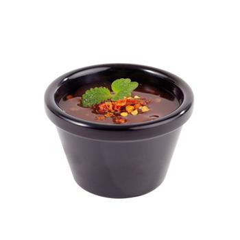 Casual dipp skål, D:6cm, svart