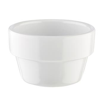 Flower pot skål, D:6 cm, Vit