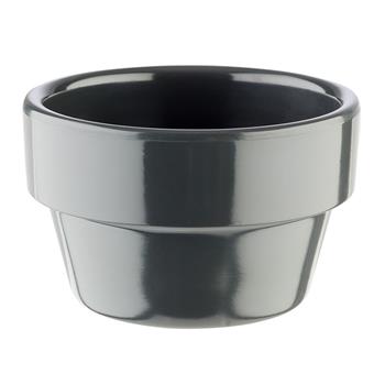 Flower pot skål, D:6 cm, Anthrazit