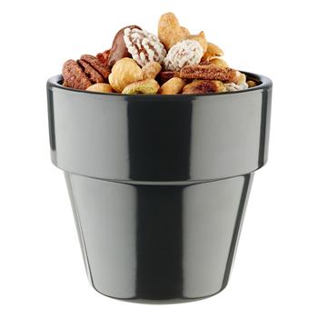 Flower pot skål, D:9 cm, Anthrazit