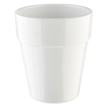 Flower pot skål, D:13 cm, Vit