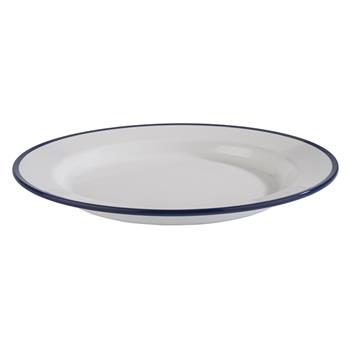 Emalj-liknande Tallrik, 24,5 cm