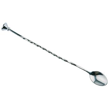 Barsked med muddler i rostfritt stål, 27cm