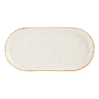 Oatmeal oval tallrik, 32x20cm, 6 st/fp