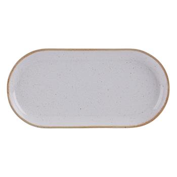 Stone oval tallrik, 32x20cm, 6 st/fp