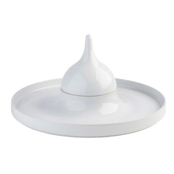 Universal provsmakningsplatta m. kupa, 24cm, 12st/fp