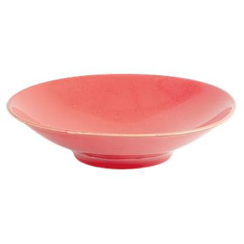 Coral skål med fot, 26cm, 6 st/fp