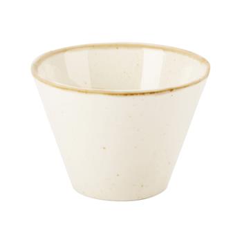 Oatmeal konisk skål, 20cl, 6 st/fp