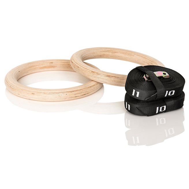 Gymstick Wooden Power Rings, Gymrings