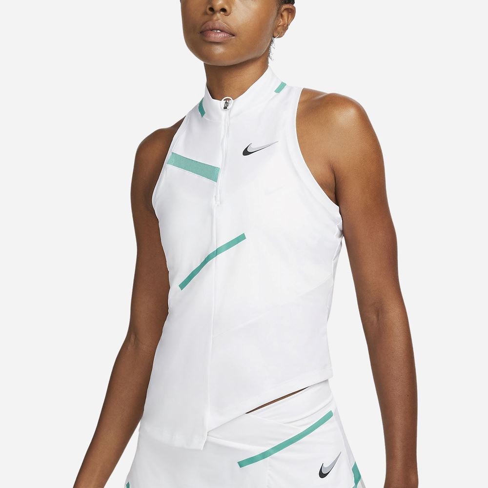 Nike Court Drifit Tennis Top Padel- och tennislinne dam