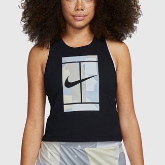 Nike Court Logo Print Top Women, Naisten padel ja tennis liinavaatteet