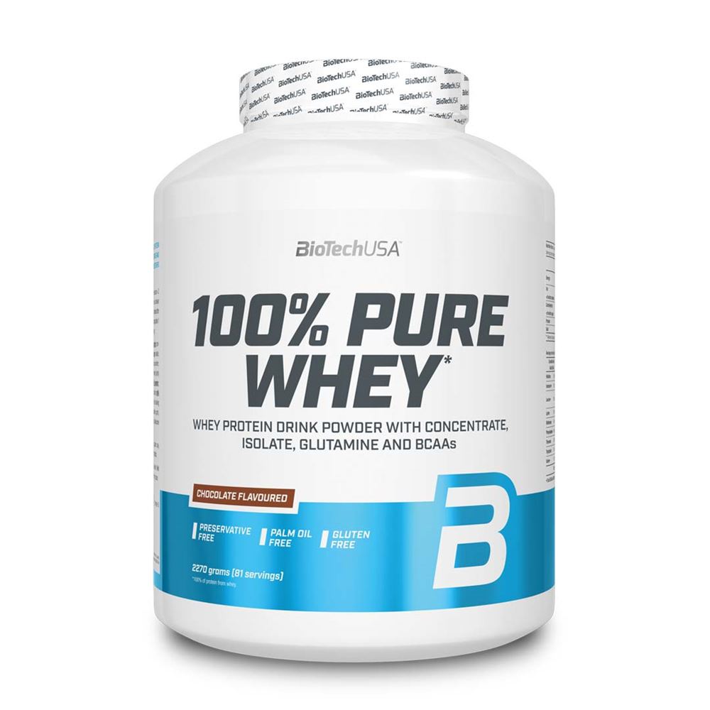 BioTechUSA 100% Pure Whey 2,27 kg Proteinpulver
