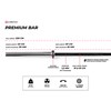 Gymstick Tanko Premium Olympic Bar 20kg, Levytangot
