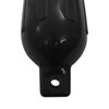 vidaXL Båtfender 4 st svart 58,5x16,5 cm PVC