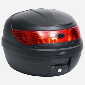vidaXL Toppbox för motorcykel och 1 MC-hjälm 35 L