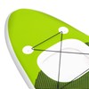 vidaXL Upplåsbar SUP-brädaset grön 300x76x10 cm