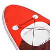 vidaXL Upplåsbar SUP-brädaset röd 330x76x10 cm