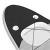 vidaXL Upplåsbar SUP-brädaset svart 360x81x10cm