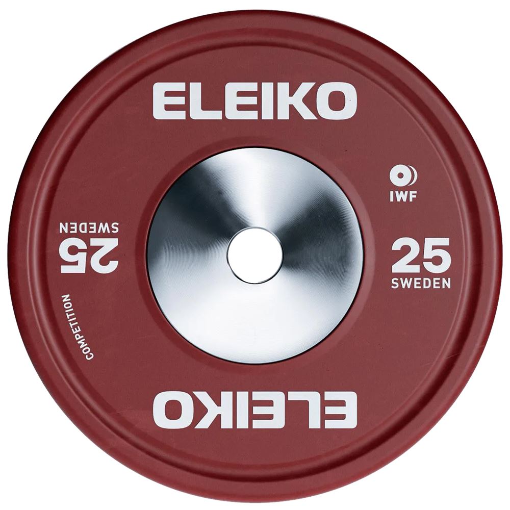 Eleiko IWF Weightlifting Competition Plate Viktskiva Gummerad